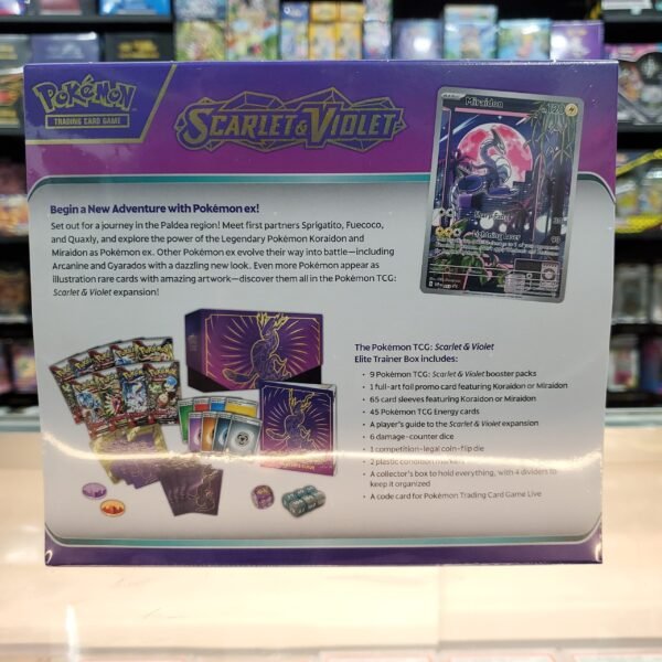 Hot Sale : Scarlet & Violet - Elite Trainer Box (Miraidon) - Image 3