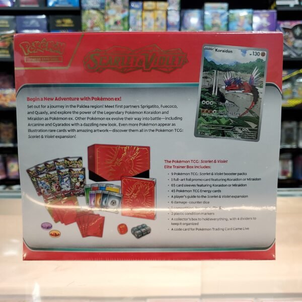 Hot Sale : Scarlet & Violet - Elite Trainer Box (Koraidon) - Image 3