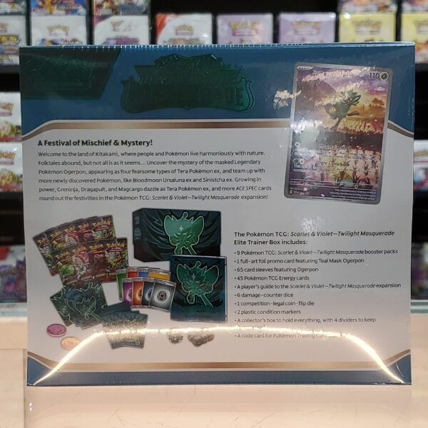 Hot Sale : Scarlet & Violet: Twilight Masquerade - Elite Trainer Box - Image 2