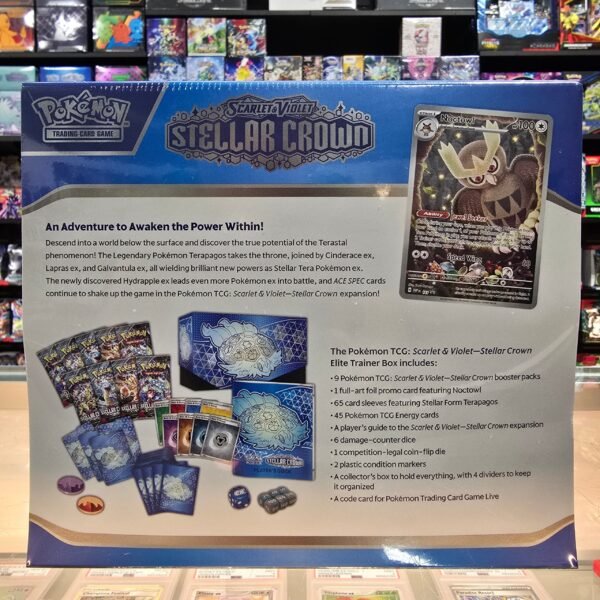Hot Sale : Scarlet & Violet: Stellar Crown - Elite Trainer Box - Image 2