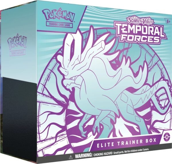 Hot Sale : Scarlet & Violet: Temporal Forces - Elite Trainer Box (Walking Wake) - Image 3