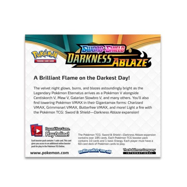 Sword & Shield-Darkness Ablaze Booster Display Box (36 Packs) - Image 4