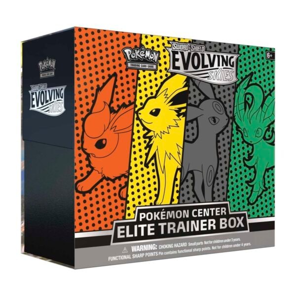 Sword & Shield-Evolving SkiesCenter Elite Trainer Box (Jolteon, Flareon, Umbreon & Leafeon)