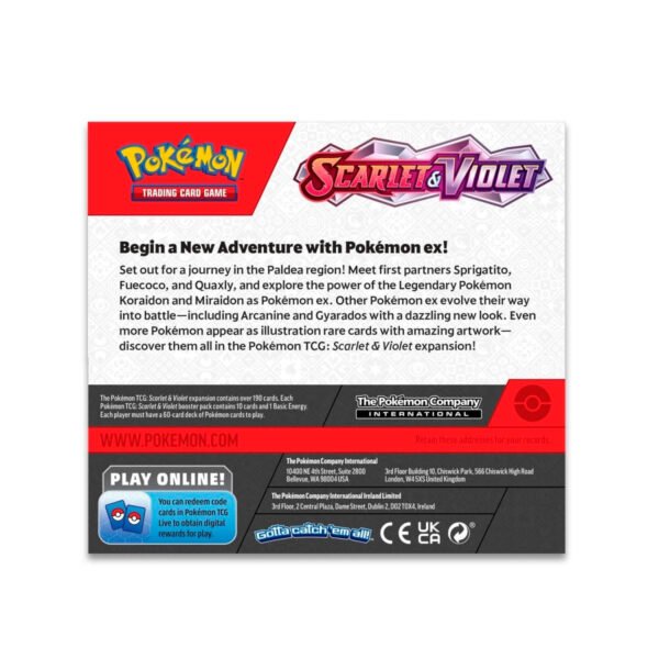 Scarlet & Violet Booster Display Box (36 Packs) - Image 4
