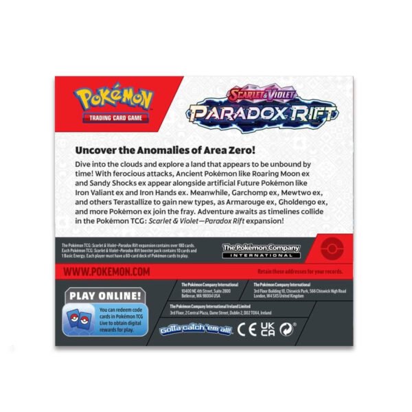 Scarlet & Violet-Paradox Rift Booster Display Box (36 Packs) - Image 3
