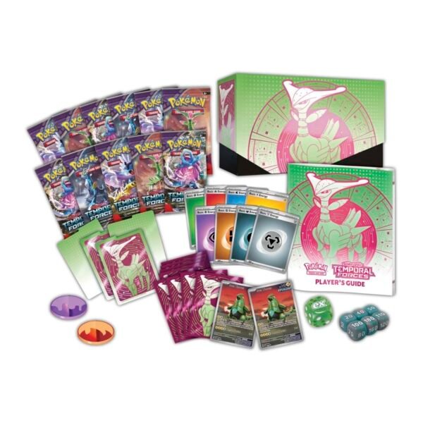 Scarlet & Violet-Temporal Forces  Center Elite Trainer Box (Iron Leaves) - Image 2