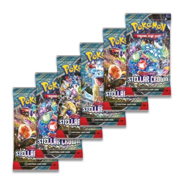 Scarlet & Violet-Stellar Crown Booster Bundle (6 Packs) - Image 2