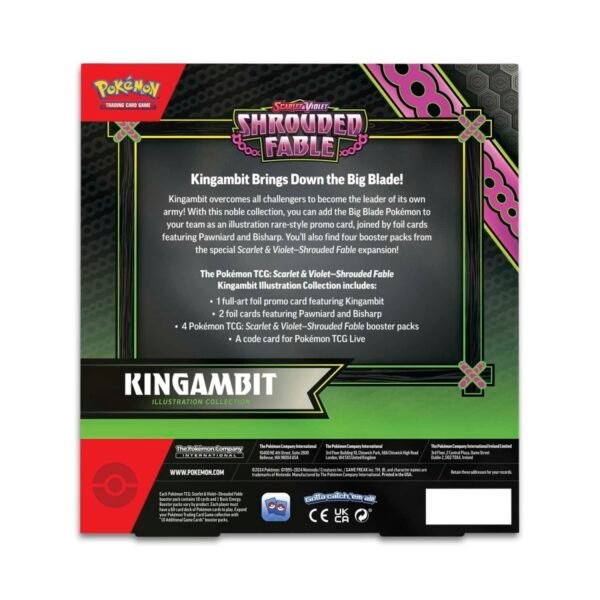 Scarlet & Violet-Shrouded Fable Kingambit Illustration Collection - Image 3