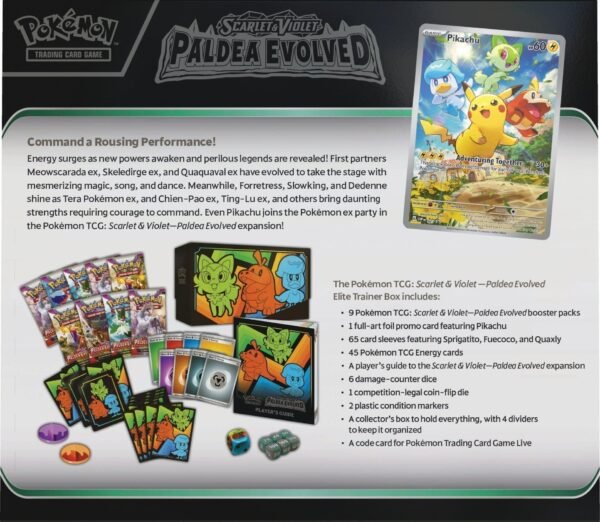 Hot Sale : Scarlet & Violet: Paldea Evolved - Elite Trainer Box - Image 4